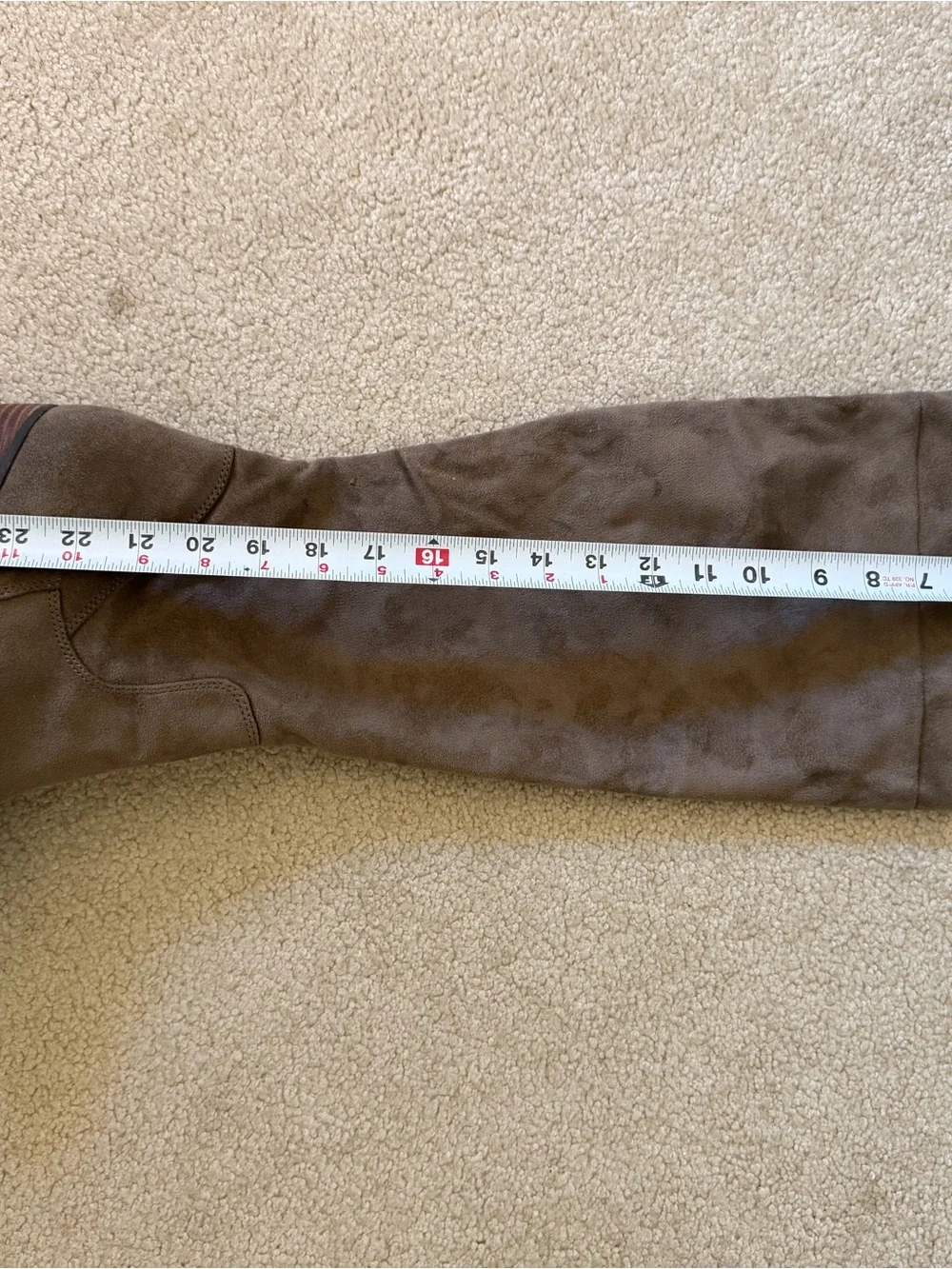 Nordstrom Taupe Suede Over-the-Knee Boots